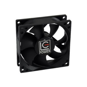 LC-Power Case fan - 80 mm - black