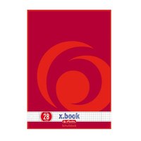 Herlitz 216283. Produktfarbe: Rot, Format: A4, Blätteranzahl: 50 Blätter, Mediengewicht: 70 g/m²