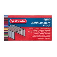 Herlitz 8760514. Kapazität: 1000 Heftklammern, Heftklammer Typ: 24/6, Material: Metall