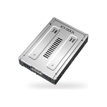 Icy Dock MB982IP-1S-1 - HDD,SSD - SATA - 2.5" - 6 Gbit/s - Argento - SECC