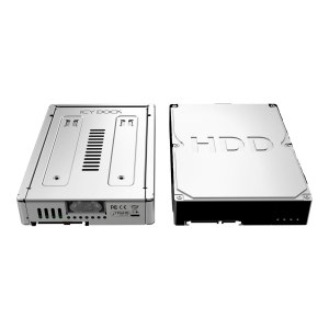 Icy Dock MB982IP-1S-1 - HDD,SSD - SATA - 2.5" - 6 Gbit/s - Argento - SECC