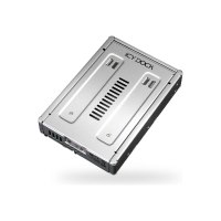 Icy Dock MB982IP-1S-1 - HDD,SSD - SATA - 2.5" - 6 Gbit/s - Argento - SECC