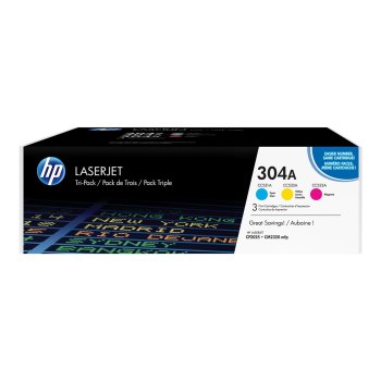 HP 304A - 3-pack - yellow, cyan, magenta