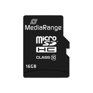 MEDIARANGE Flash memory card (microSDHC to SD adapter included)