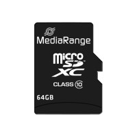 MEDIARANGE Flash memory card (microSDXC to SD adapter included)