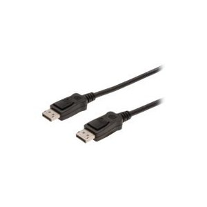 DIGITUS Electronic AK-340100-010-S - 1 m - DisplayPort - DisplayPort - Maschio - Maschio - Nichel