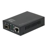 LevelOne GVT-2000 - 1000 Mbit/s - 10Base-T,100Base-TX,1000Base-T - 1000Base-LX,1000Base-SX - IEEE 802.3,IEEE 802.3ab,IEEE 802.3u,IEEE 802.3x,IEEE 802.3z - Gigabit Ethernet - 10,100,1000 Mbit/s