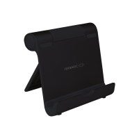 TERRATEC iTab S - Aufstellung für Mobiltelefon / Tablet - Aluminium - Schwarz - Schreibtisch-Ständer