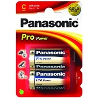 Panasonic 1x2 LR14PPG - Einwegbatterie - Alkali - 1,5 V - 2 Stück(e) - Blau - Gold - Rot - 25,7 mm - LR14PPG/2BP - 1.5 V - C-L