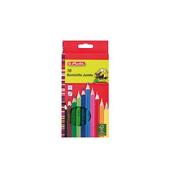 Herlitz 10795276. Menge pro Packung: 10 Stück(e), Material: Holz, Produktfarbe: Mehrfarbig. Durchmesser (mm): 5 mm