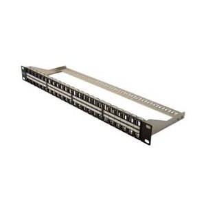 DIGITUS DN-91424 - Cat6a - Nero - Acciaio galvanizzato - Montaggio a rack - 1U - -20 - 70%