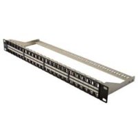 DIGITUS DN-91424 - Cat6a - Nero - Acciaio galvanizzato - Montaggio a rack - 1U - -20 - 70%