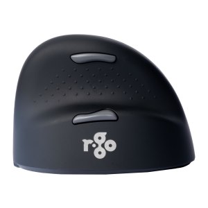 R-Go HE Mouse - mouse ergonomico - Medio (165-195mm) - destrorso - senza fili - Mano destra - Ottico - RF Wireless - 1600 DPI - Nero - Argento