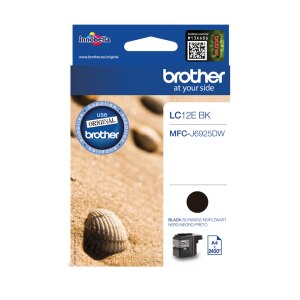Brother LC12EBK - XL-Kapazität - Schwarz - original
