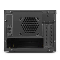 Sharkoon SHARK ZONE C10 - Tower - Mini-ITX - ohne Netzteil (ATX12V / SFX12V) - Schwarz, Gelb - USB/Audio