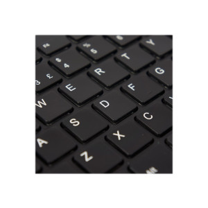 R-Go Compact Tastatur, QWERTY (US), weiß,...