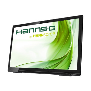 HANNS.G HT273HPB - LED-Monitor - 68.6 cm (27") (27" sichtbar) - Touchscreen - 1920 x 1080 Full HD (1080p) @ 60 Hz - HS-IPS - 300 cd/m² - 1000:1 - 8 ms - HDMI, VGA - Lautsprecher - Schwarz