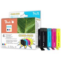 Peach Combi-Pack - 4er-Pack - Schwarz, Gelb, Cyan, Magenta - kompatibel - wiederaufbereitet - Tintenpatrone (Alternative zu: HP 364XL)