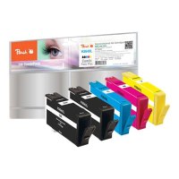 Peach 316405 - Inchiostro a base di pigmento - Nero - Ciano - Magenta - Giallo - Multi pack - HP DeskJet 3070 A HP DeskJet 3070 Series HP DeskJet 3520 e-All-in-One HP DeskJet 3521 HP... - 5 pezzo(i) - 364XL