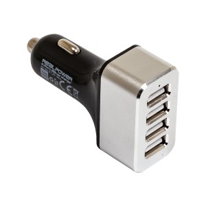 Ultron Realpower 4-Port USB car charger