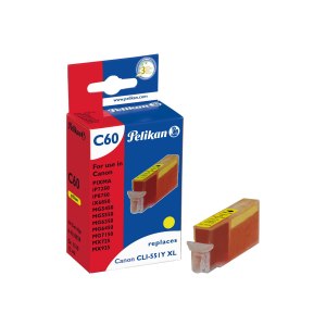 Pelikan C60 Y - Inchiostro a base di pigmento - Giallo -...