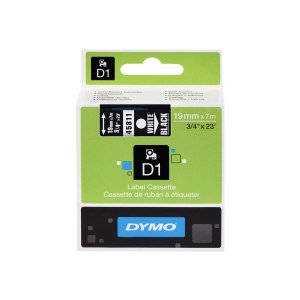 Dymo D1 mærkattape 1.9 cm x 7 m 1rulle r