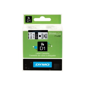 Dymo D1 - Glossy - black on white