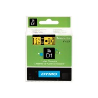 Dymo D1 - Self-adhesive - black on yellow