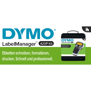 Dymo LabelMANAGER 420P - Beschriftungsgerät - s/w - Thermotransfer - Rolle (1,9 cm)