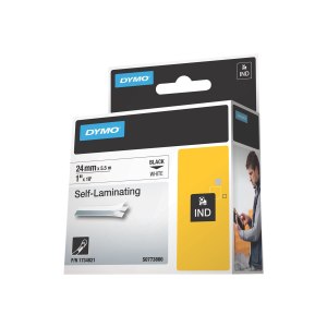 Dymo RhinoPRO Self Laminating - Vinyl - Schwarz auf...