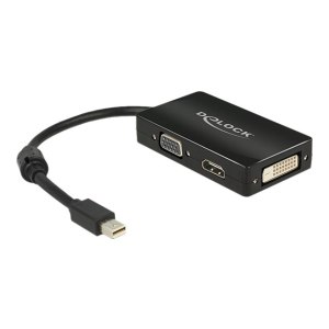 Delock 0.16m DisplayPort/VGA + HDMI + DVI - 0,16 m - Mini...