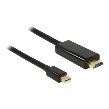 Delock 83698 - 1 m - Mini DisplayPort - HDMI - Maschio - Maschio - Oro