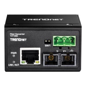 TRENDnet TI-F10SC - Medienkonverter - 100Mb LAN - 10Base-T, 100Base-FX, 100Base-TX - RJ-45 / SC multi-mode - bis zu 2 km - 1310 nm