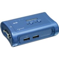 TRENDnet TK 207K - KVM-Switch - 2 x KVM port(s) - 1 lokaler Benutzer - Desktop