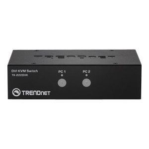 TRENDnet TK 222DVK - KVM-/Audio-/USB-Switch - 2 x KVM/Audio/USB - 1 lokaler Benutzer - Desktop