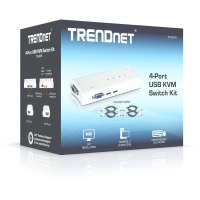 TRENDnet TK 407K - KVM-Switch - 4 x KVM port(s)