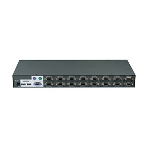 TRENDnet TK 1603R - KVM-/USB-Switch - 16 x KVM / USB - 1 lokaler Benutzer - an Rack montierbar - TAA-konform