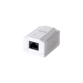 equip - Wanddose - CAT 5e - UTP - RJ-45 - RAL 9003, Signal White