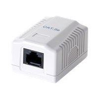 equip - Wanddose - CAT 5e - UTP - RJ-45 - RAL 9003, Signal White