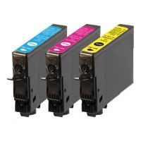 Pelikan P34 - Inchiostro a base di pigmento - Ciano - Magenta - Giallo - Epson - Multi pack - WorkForce WF-3620DWF - 3640DTWF - 7110DTW - 11 ml