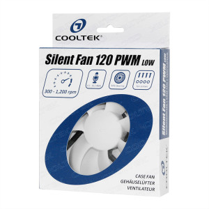 Ultron Cooltek Silent Fan Series 120 PWM low -...