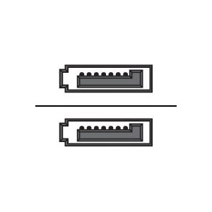 Sharkoon SATA 3 - 0,45 m - SATA III - SATA 7-pin - SATA...