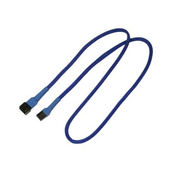 Nanoxia NX3PV60B - 0,6 m - Molex (3-pin) - Molex (3-pin) - Maschio/Femmina - Dritto - Dritto