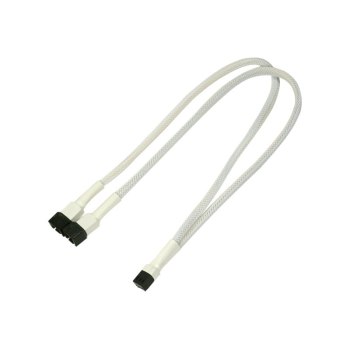 Nanoxia Fan power splitter - 3 pin Molex (F) to 3 pin Molex (M)