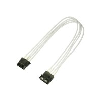 Nanoxia NX4PV3EW - 0,3 m - Molex (4-pin) - Molex (4-pin) - Maschio/Femmina - Dritto - Dritto