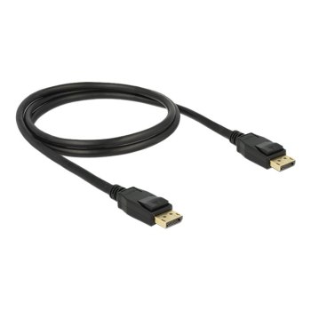 Delock 1m Displayport 1.2a - 1 m - DisplayPort - DisplayPort - Maschio - Maschio - Oro