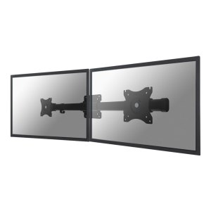 Neomounts by Newstar Adattatore doppio monitor - 10 kg - 25,4 cm (10") - 68,6 cm (27") - 75 x 75 mm - 100 x 100 mm - Nero