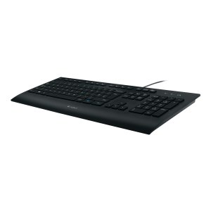 Logitech Corded K280e - Tastatur - USB - US International