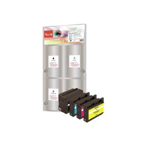 Peach Spar Pack - 4er-Pack - XL-Kapazität - Schwarz,...