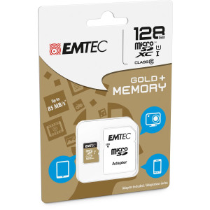 EMTEC Gold+ - Flash-Speicherkarte (SD-Adapter...